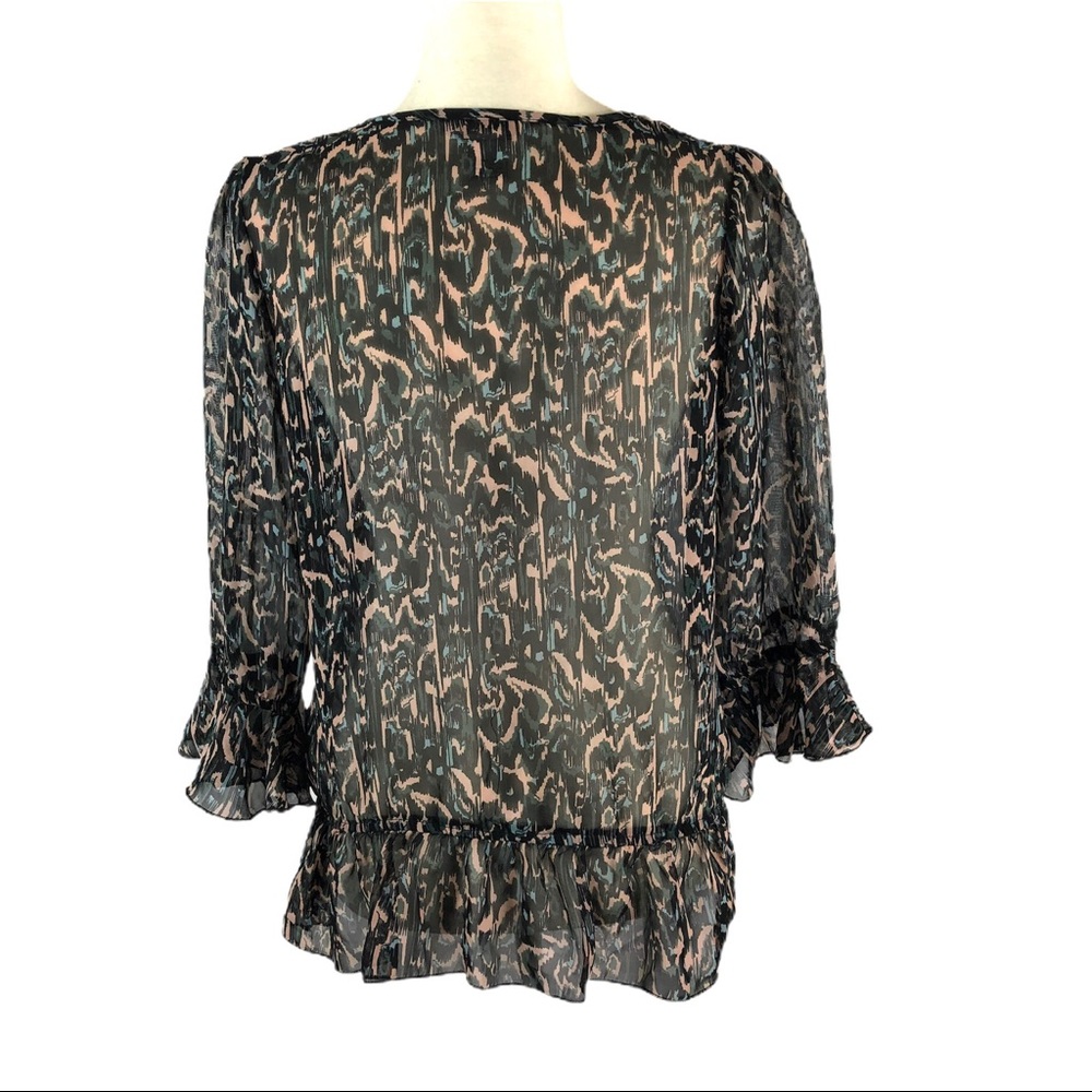 Fun & Flirt Print Chiffon Top - Picture 6 of 8